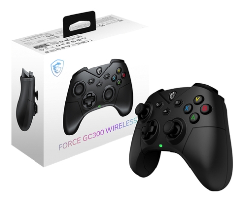 MSI FORCE GC300 WIRELESS Negro USB 2.0 Gamepad Analógico PC