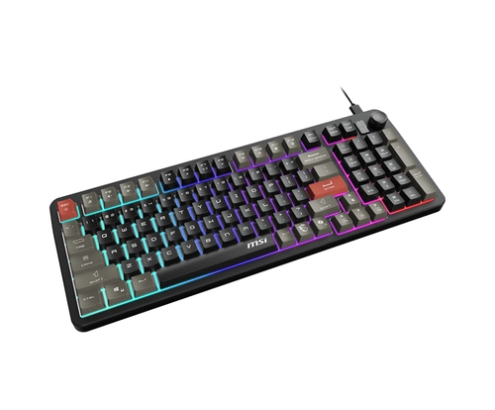 MSI FORGE GK110 teclado Juego USB QWERTY Español Negro