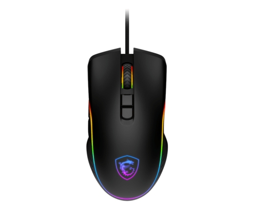 MSI FORGE GM300 ratón Juego Ambidextro USB tipo A Óptico 7200 DPI