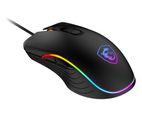 MSI FORGE GM300 ratón Juego Ambidextro USB tipo A Óptico 7200 DPI