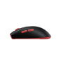 MSI Forge Gm340 Wireless Black ratón Juego Ambidextro RF Wireless + Bluetooth Óptico 12000 DPI