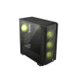 MSI MAG FORGE 330R AIRFLOW carcasa de ordenador Midi Tower Negro, Transparente