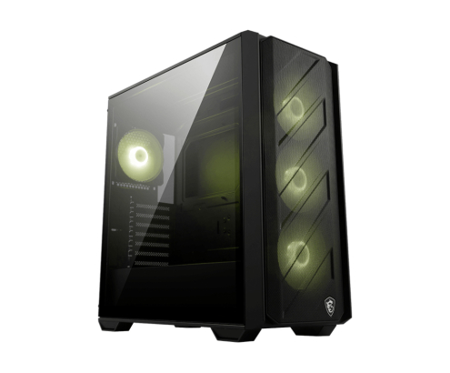 MSI MAG FORGE 330R AIRFLOW carcasa de ordenador Midi Tower Negro, Transparente