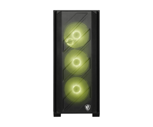 MSI MAG FORGE 330R AIRFLOW carcasa de ordenador Midi Tower Negro, Transparente