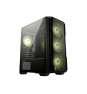 MSI MAG FORGE M120R AIRFLOW carcasa de ordenador Mini Tower Negro, Transparente