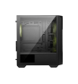 MSI MAG FORGE M120R AIRFLOW carcasa de ordenador Mini Tower Negro, Transparente