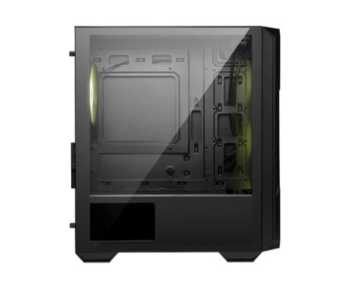 MSI MAG FORGE M120R AIRFLOW carcasa de ordenador Mini Tower Negro, Transparente