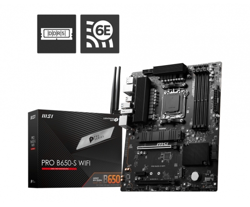 MSI PRO B650-S WIFI placa base AMD B650 Zócalo AM5 ATX