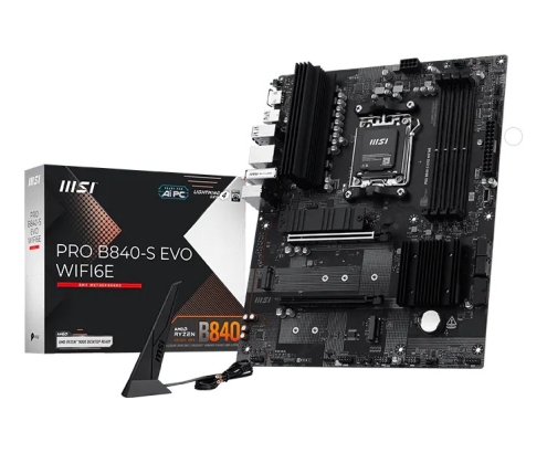 MSI Pro B840-S EVO WIFI6E AMD B840 Zócalo AM5 ATX