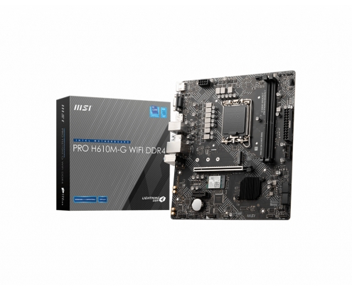 MSI PRO H610M-G WIFI DDR4 placa base Intel H610 LGA 1700 micro ATX