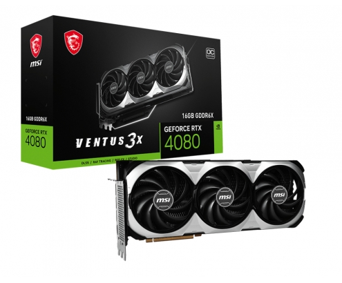 MSI RTX 4080 16GB VENTUS 3X OC tarjeta gráfica NVIDIA GeForce RTX 4080 GDDR6X