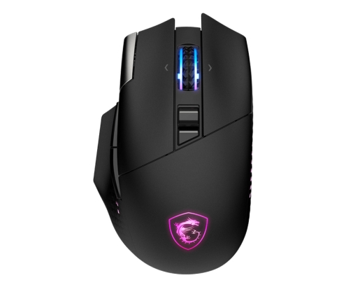 MSI S12-4301370-CLA ratón Juego mano derecha RF Wireless + Bluetooth + USB Type-A Óptico 26000 DPI