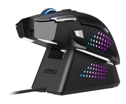 MSI S12-4301370-CLA ratón Juego mano derecha RF Wireless + Bluetooth + USB Type-A Óptico 26000 DPI
