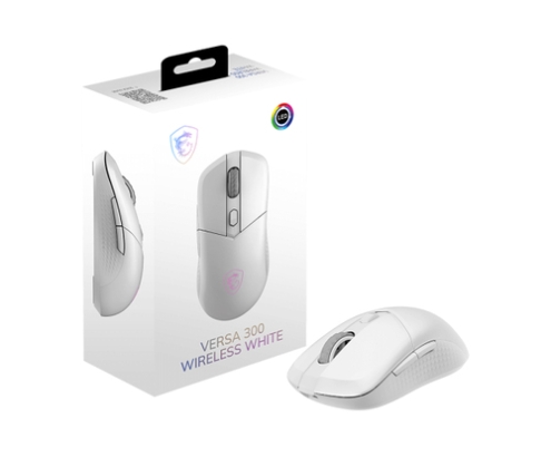 MSI Versa 300 Wireless ratón Juego mano derecha RF Wireless + Bluetooth + USB Type-C Óptico 8000 DPI