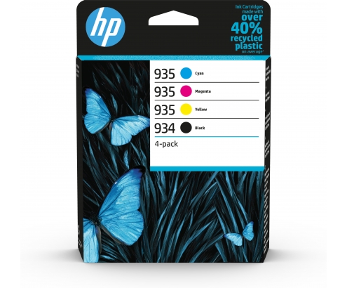 MULTIPACK HP 934/935 NEGRO CIAN MAGENTA Y AMARILLO 6ZC72AE