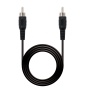 Nanocable 10.24.0405 cable de audio 5 m RCA Negro