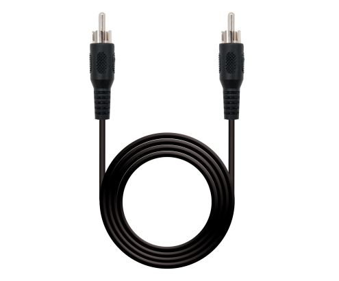 Nanocable 10.24.0405 cable de audio 5 m RCA Negro