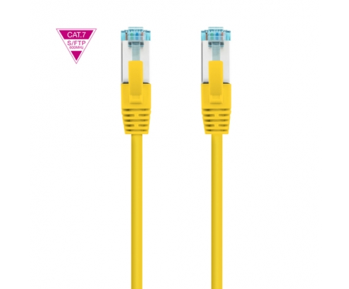 Nanocable Cable de Red Cat.7 600MHZ LSZH SFTP PIMF AWG26, Amarillo, 2 m