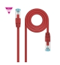 Nanocable Cable de Red Cat.7 600MHZ LSZH SFTP PIMF AWG26, Rojo, 50 cm