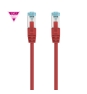 Nanocable Cable de Red Cat.7 600MHZ LSZH SFTP PIMF AWG26, Rojo, 50 cm