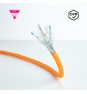 Nanocable Cable de Red CAT.7 LSZH SFTP PIMF AWG23, Naranja, 100 m