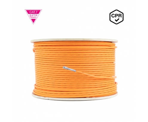 Nanocable Cable de Red CAT.7 LSZH SFTP PIMF AWG23, Naranja, 305m