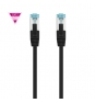 Nanocable Cable de Red Latiguillo Cat.7 600MHZ LSZH SFTP PIMF AWG26, Negro, 30 cm
