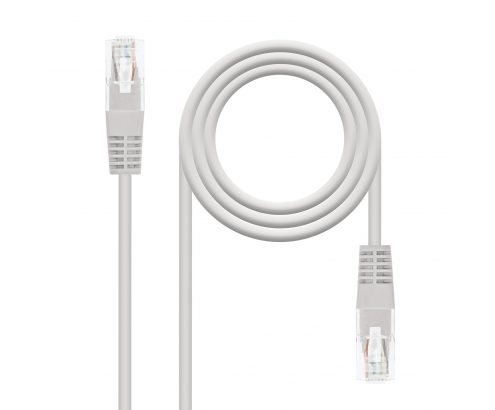 Nanocable Cable de Red Latiguillo RJ45 CAT.6 UTP AWG24, Gris, 25 m