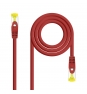 Nanocable Cable de red latiguillo RJ45 LSZH Cat.6A SFTP AWG26, Rojo, 3.0 m