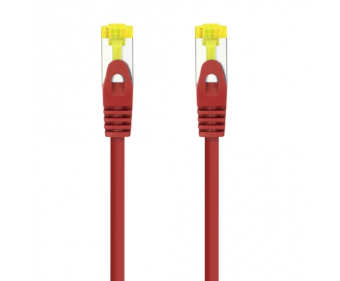 Nanocable Cable de red latiguillo RJ45 LSZH Cat.6A SFTP AWG26, Rojo, 3.0 m