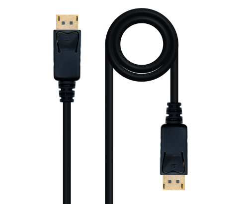 Nanocable Cable DisplayPort 1.2, DP/M-DP/M, Negro, 10 m