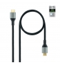 Nanocable Cable HDMI 2.1 Certificado ULTRA HIGH SPEED A/M-A/M, 1 m Negro