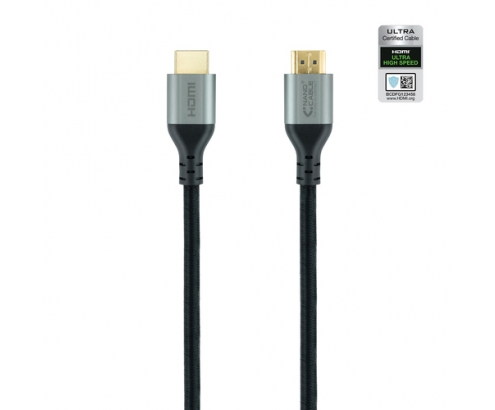 Nanocable Cable HDMI 2.1 Certificado ULTRA HIGH SPEED A/M-A/M, Negro, 3 m
