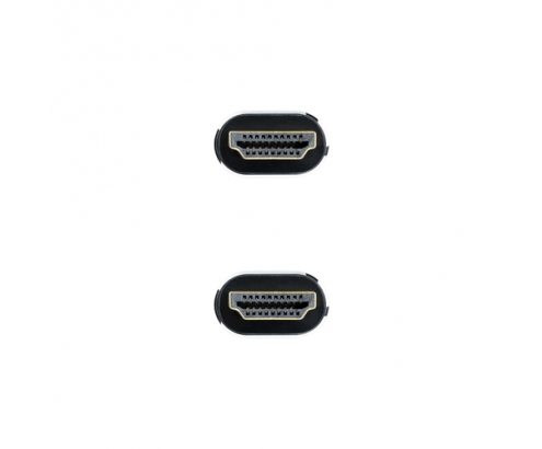 Nanocable Cable HDMI 2.1 IRIS 8K A/M-A/M, Negro, 0.5 m