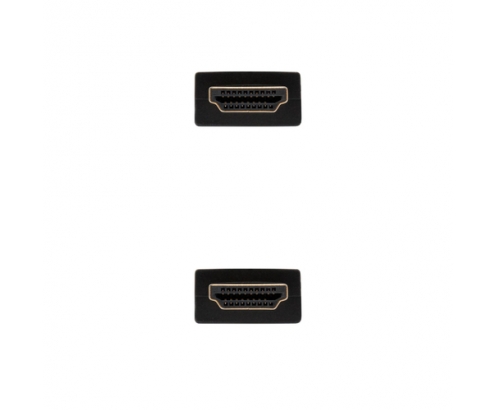 Nanocable Cable HDMI V1.4 Alta Velocidad / HEC), A/M-A/M, Negro, 1 m
