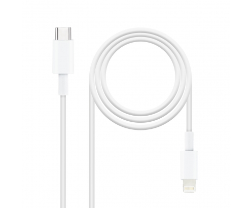 Nanocable Cable Lightning a USB-C, 50 cm