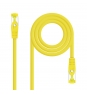 Nanocable Cable Red Latiguillo RJ45 LSZH CAT.6A SFTP AWG26, Amarillo, 25 cm