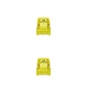 Nanocable Cable Red Latiguillo RJ45 LSZH CAT.6A SFTP AWG26, Amarillo, 25 cm