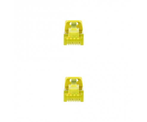 Nanocable Cable Red Latiguillo RJ45 LSZH CAT.6A SFTP AWG26, Amarillo, 25 cm
