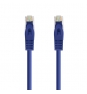 Nanocable Cable Red Latiguillo RJ45 LSZH CAT.6A UTP AWG24, Azul, 25 cm