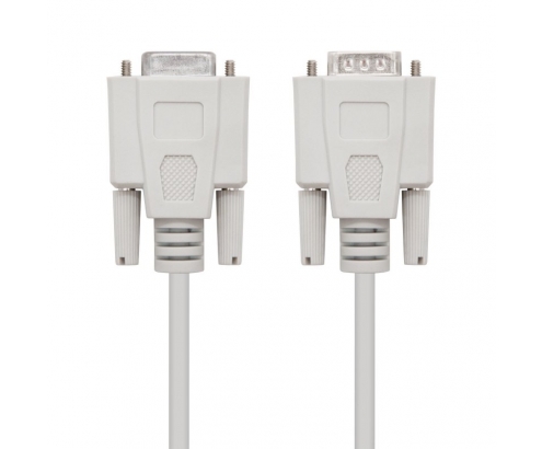 Nanocable CABLE SERIE RS232 DB9/M-DB9/H 1.8 M