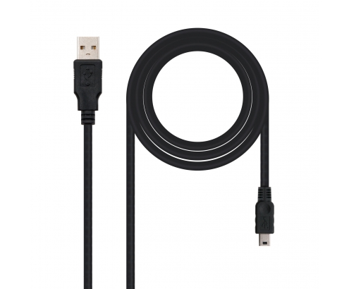 Nanocable CABLE USB 2.0, TIPO A/M-MINI USB 5PIN/M, 1.8 M