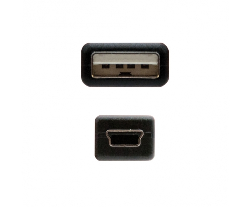 Nanocable CABLE USB 2.0, TIPO A/M-MINI USB 5PIN/M, 1.8 M