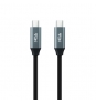 Nanocable Cable USB 3.2 Gen2x2 20Gbps 5A/100W 4K/60Hz USB-C/M-USB-C/M, 1.5 m