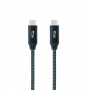 Nanocable Cable USB 3.2 Gen2x2 20Gbps 5A/100W 4K/60Hz USB-C/M-USB-C/M, Gris/Negro, 0.5 m