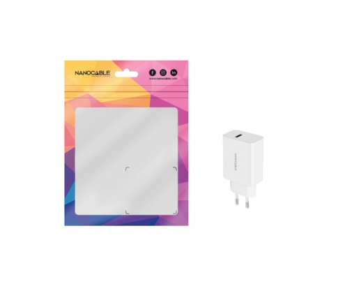 Nanocable Cargador USB, 5V/2.1A, Blanco