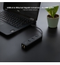 Nanocable Hub USB-A 3.0 a 3xUSB-A 3.0 + RJ45, USB-A/M- USB-A/M-RJ45/H, Negro, 15 cm