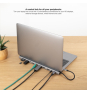 Nanocable HUB USB-C 12 en 1, Conversor USB-C 3.1 a 3xUSB-A 3.0 + USB-C 3.0 + USB-C PD 100W + 2xHDMI 4K60Hz + DP 4K60Hz + RJ45 1Gbps + SD/TF 3.0 + Audi