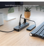 Nanocable HUB USB-C+USB-A/M a 4xUSB-A + 3xUSB-C 3.0 + USB-C 5V
