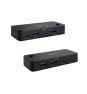Nanocable Switch Conmutador 2x USB 3.0 a 2xUSB-A 3.0 + 2x USB-C 3.0